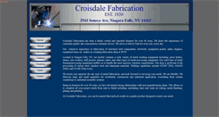 Desktop Screenshot of croisdalefab.com